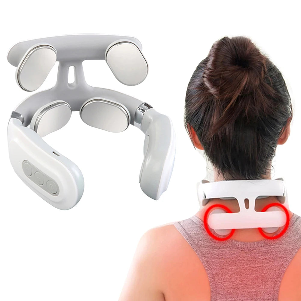 Cervical Massager 16 Modes USB Smart Pulse Heating Neck Massager