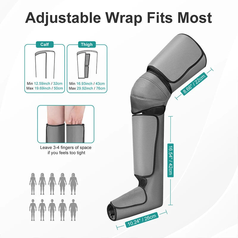 Nekteck Foot Air Pressure Leg Massager Shiatsu Massage Calf Thigh