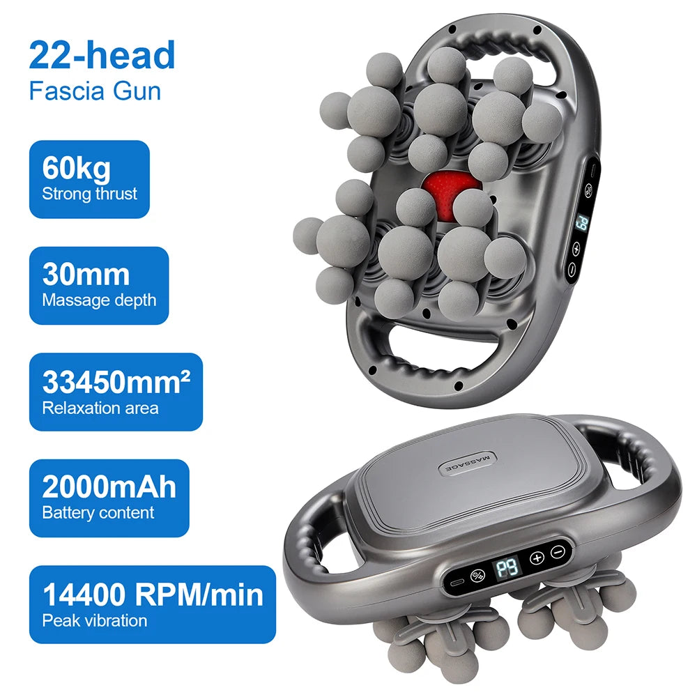 Foreverlily Fascia Gun High-Frequency Body Massage Massager