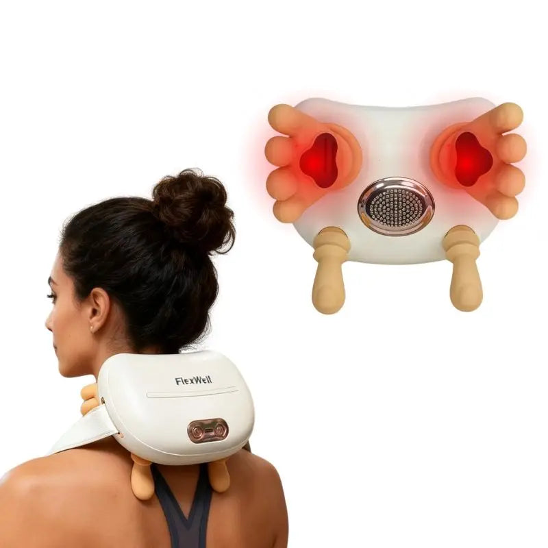 Shoulder And Neck Massager With Heat Therapy Kneading Massage