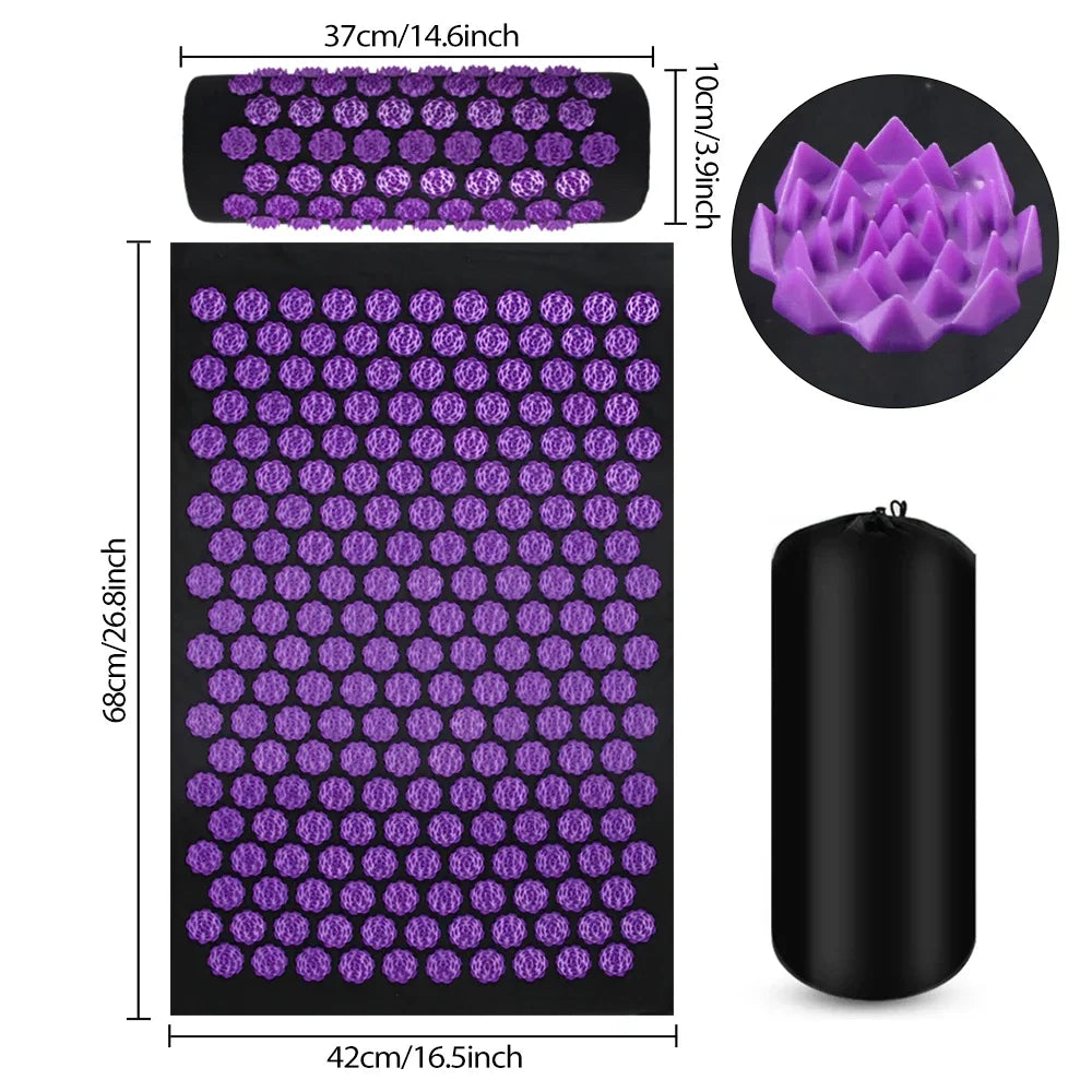 Marfly Pranamat Eco Lotus Spike Mat Acupressure Massage Cushion
