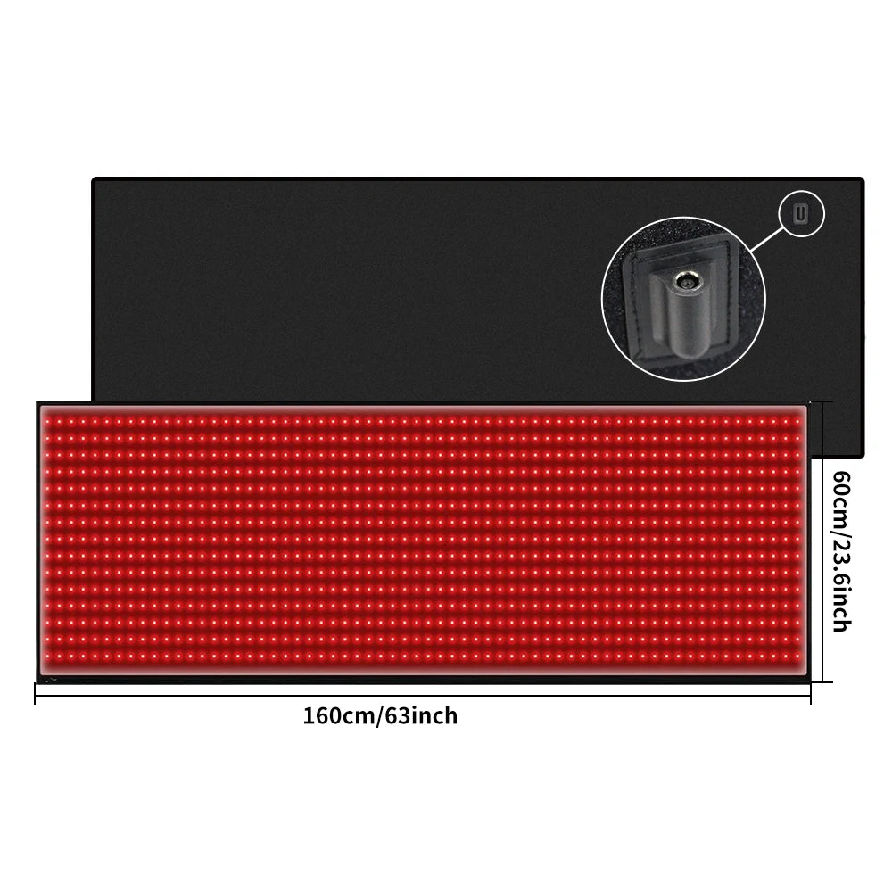 Red Light Therapy Mat Full Body LED Blanket 660nm 850nm
