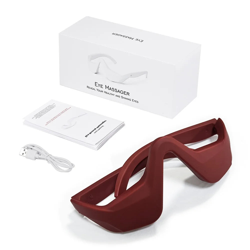 Foreverlily Eye Massager Under Eye Glasses EMS Relief