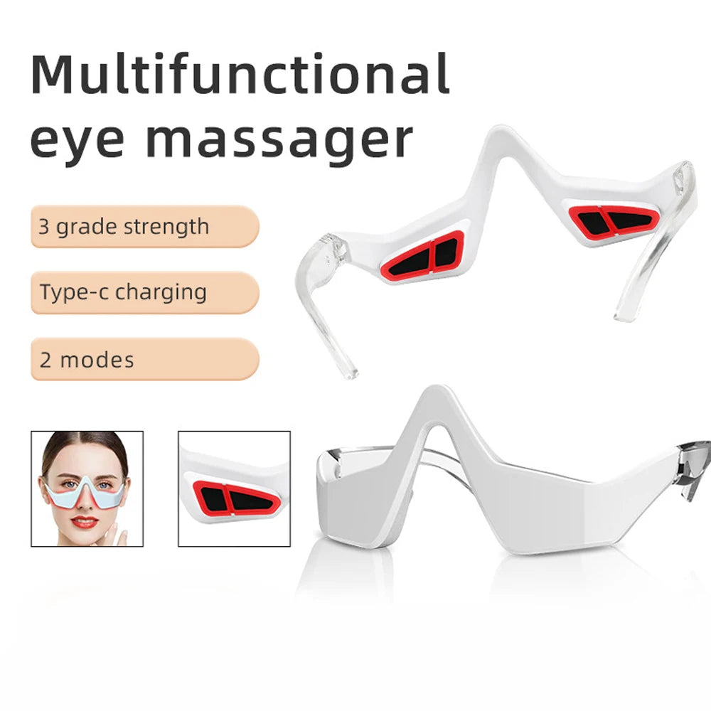 Portable 3D Eye Massager For Adults With 4 Therapy Modes