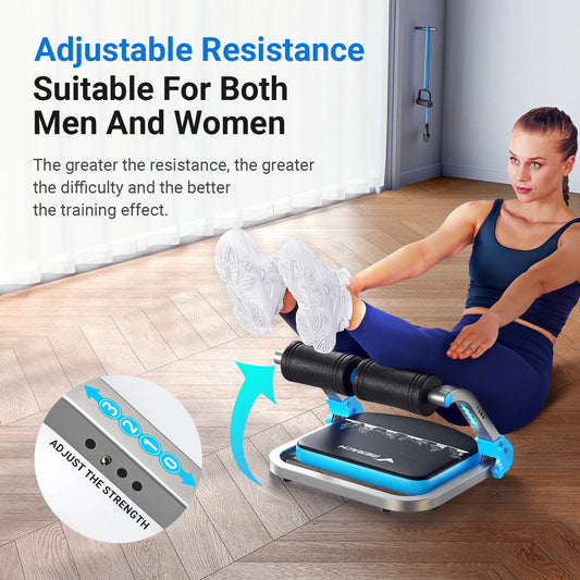 MERACH Ab Machine For Stomach Workout With Adjustable Resistance