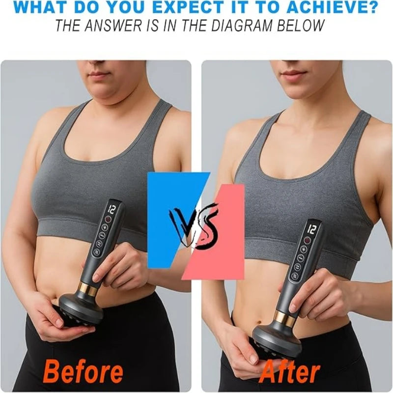 Full Body Cupping Scraping Massager USB Powered With 12 Intensity Levels