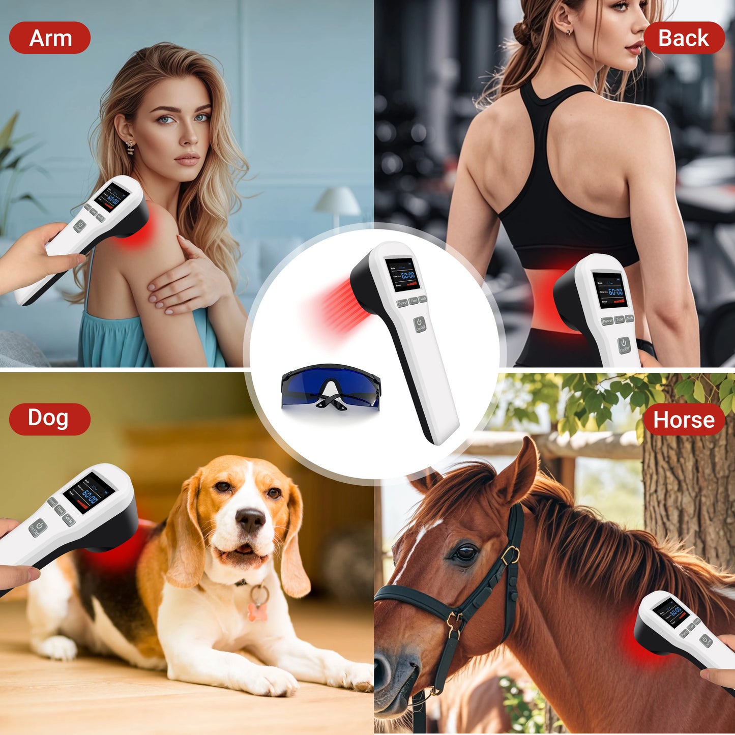 ZJKC Pain Relief Red Light Laser Therapy Machine For Recovery