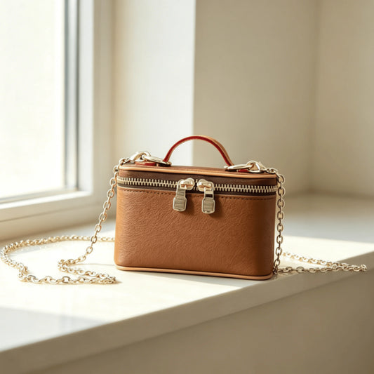 Classic PVC Cosmetic Case Makeup Bag For Women Travel