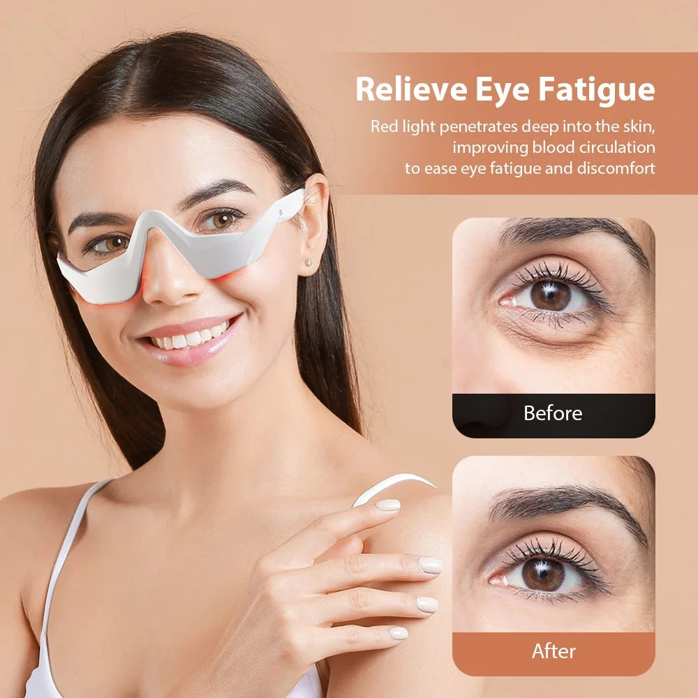 Portable 3D Eye Massager For Adults With 4 Therapy Modes