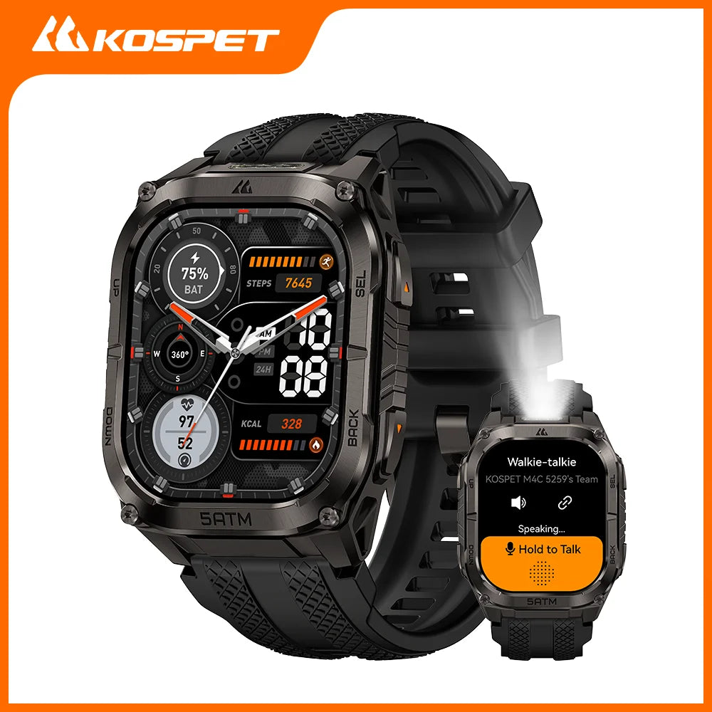 Kospet Tank M4C GPS Smartwatch Men Military Grade Waterproof