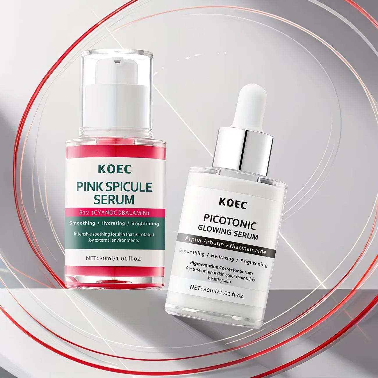 Brightening Serum Duo With Alpha Arbutin Niacinamide For Dark Spots