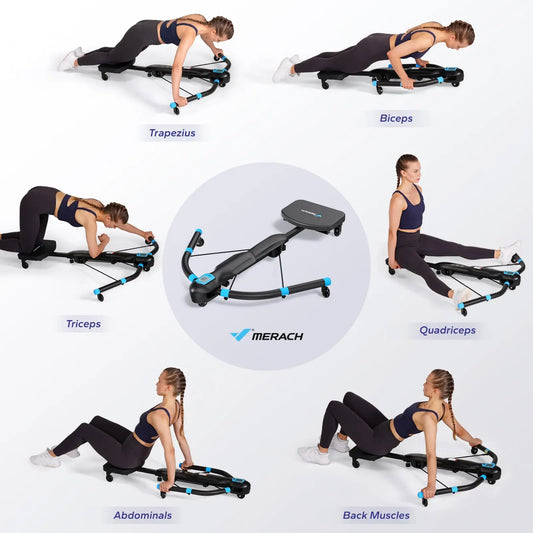 MERACH Core Trainers Ab Machines And Rowing Dragonfly Machine For Home Gym