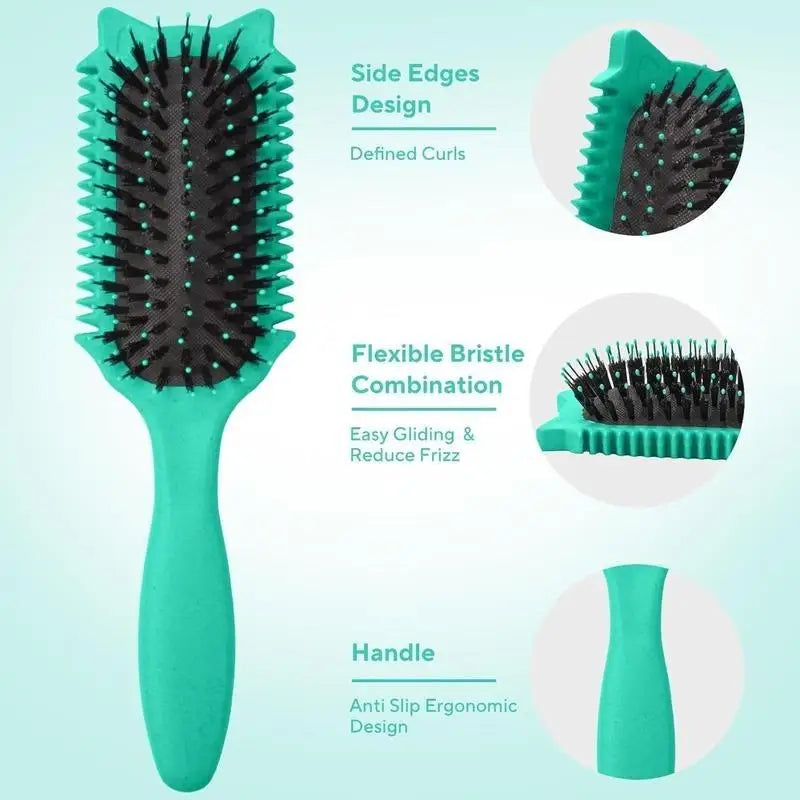 Curly Hair Styling Brush Tangle Free Comb for Shaping Curls