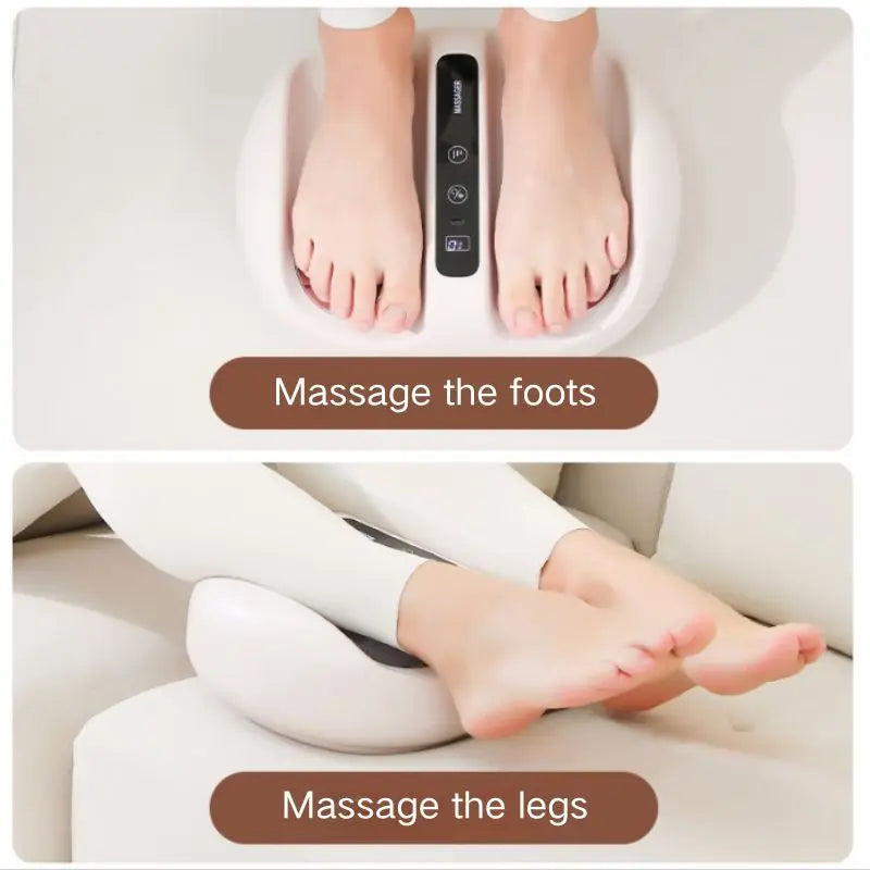Foot Massager With Hot Compress Deep Kneading Vibration