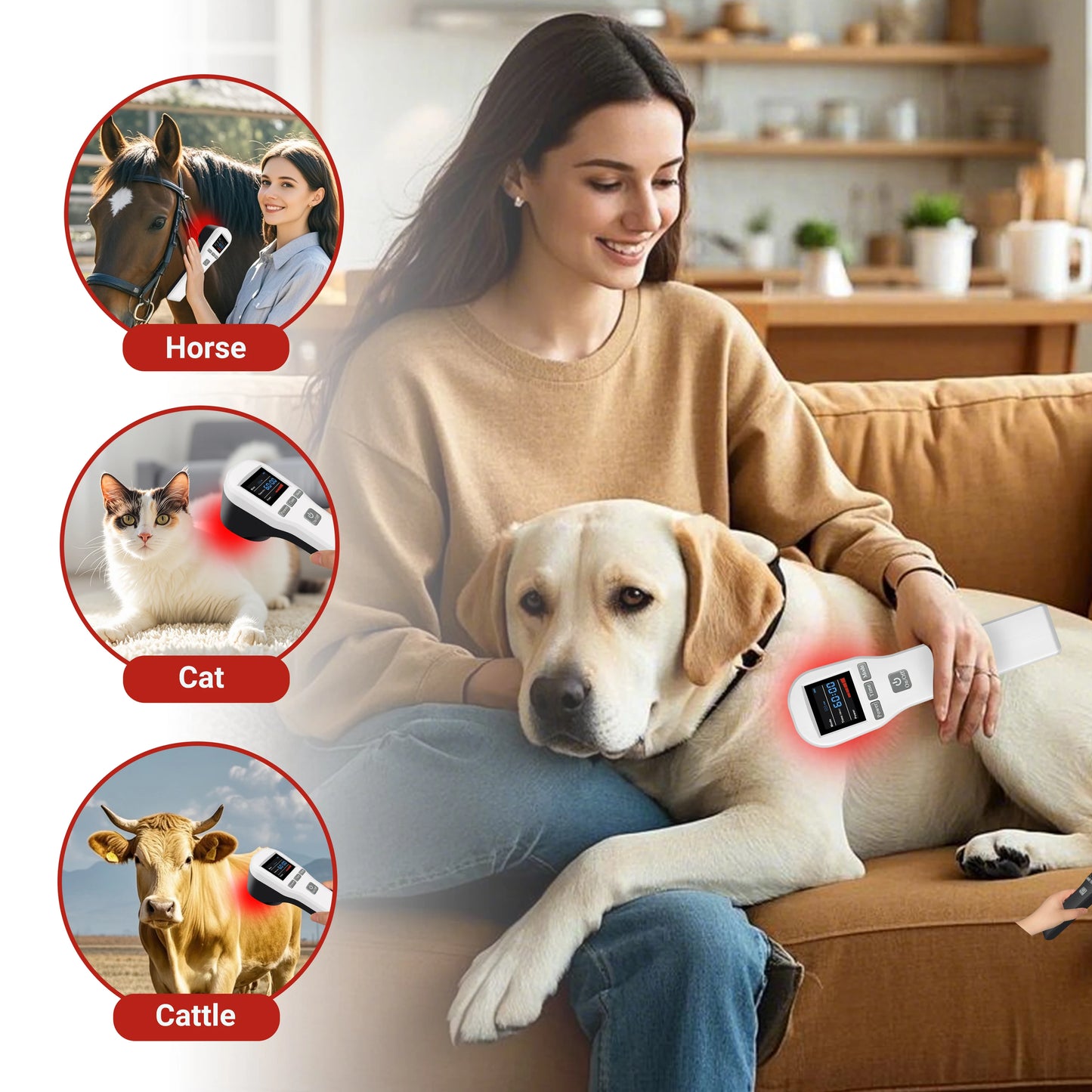 ZJKC Pain Relief Red Light Laser Therapy Machine For Recovery