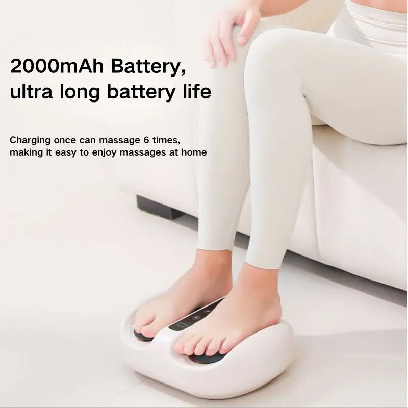 Foot Massager With Hot Compress Deep Kneading Vibration
