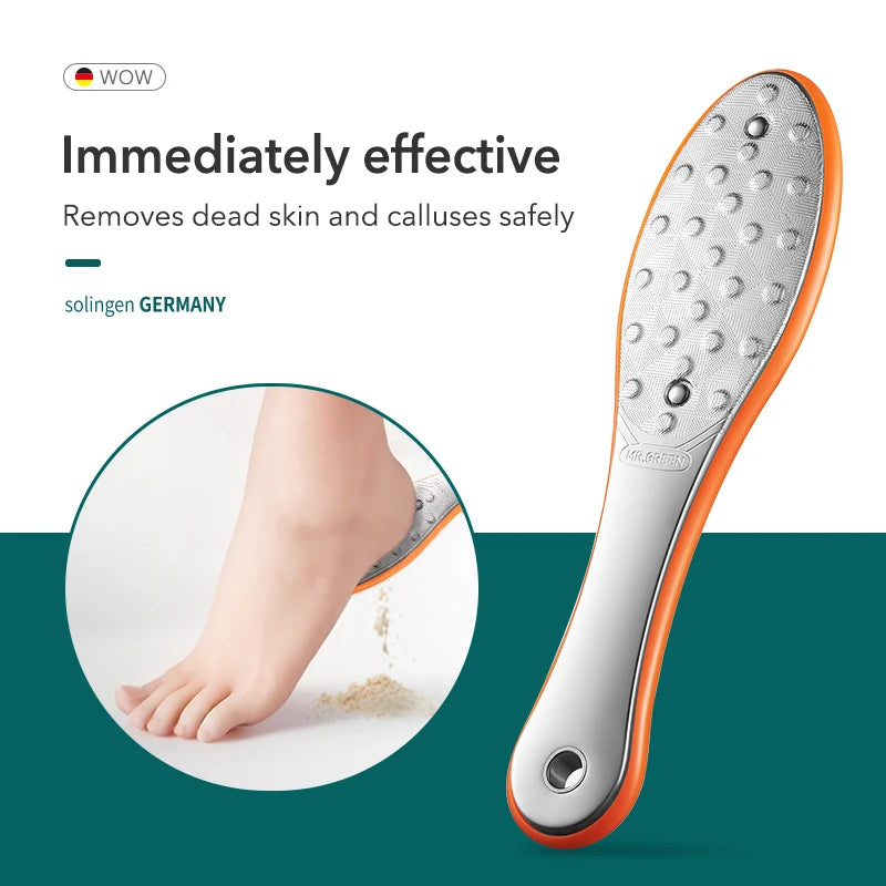 MR.GREEN Professional Two Sides Pedicure Foot File Set Stainless Steel