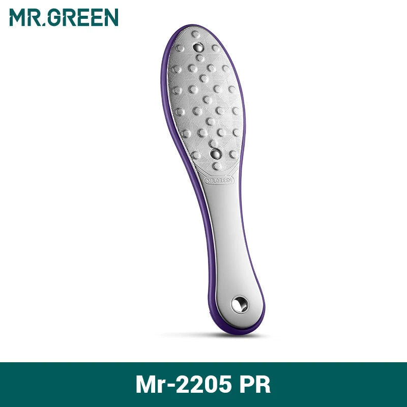 MR.GREEN Professional Two Sides Pedicure Foot File Set Stainless Steel