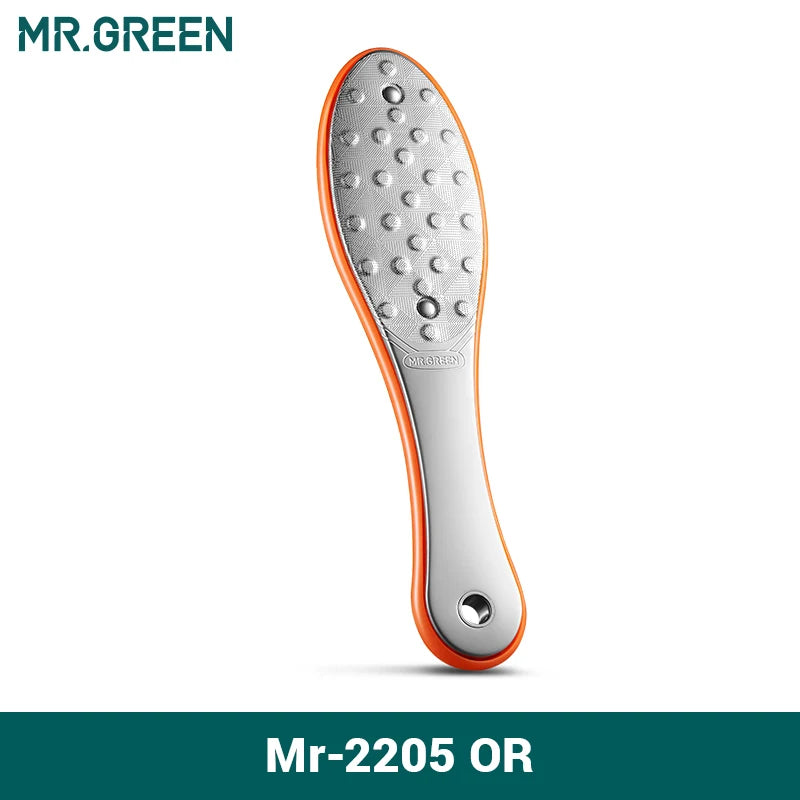MR.GREEN Professional Two Sides Pedicure Foot File Set Stainless Steel