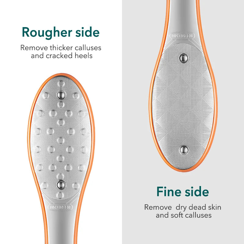 MR.GREEN Professional Two Sides Pedicure Foot File Set Stainless Steel