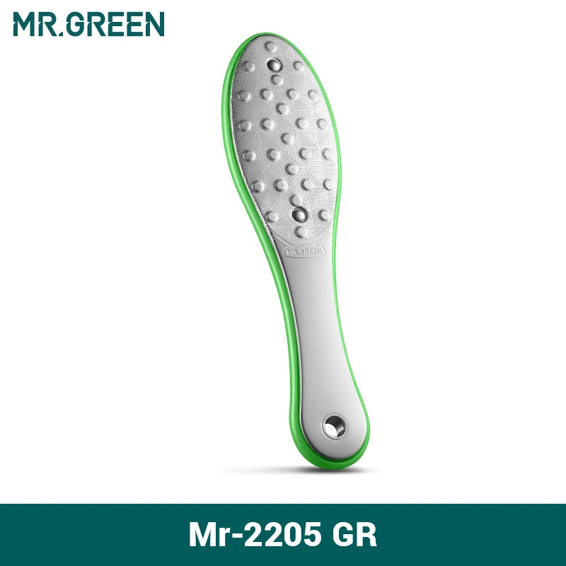 MR.GREEN Professional Two Sides Pedicure Foot File Set Stainless Steel