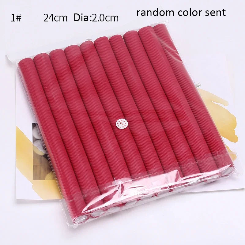 Soft Foam Flexi Rollers 10Pcs Heatless Bendy Hair Curlers