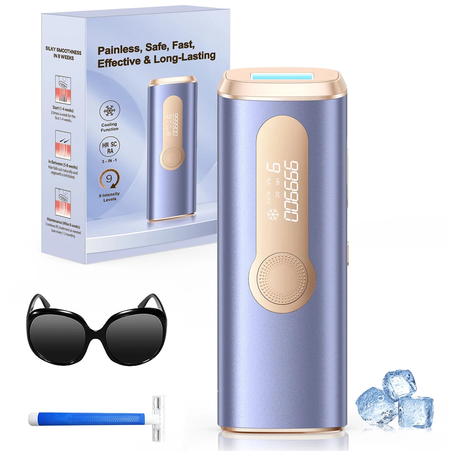 Totmizby IPL Laser Epilator Hair Removal Body Bikini Face