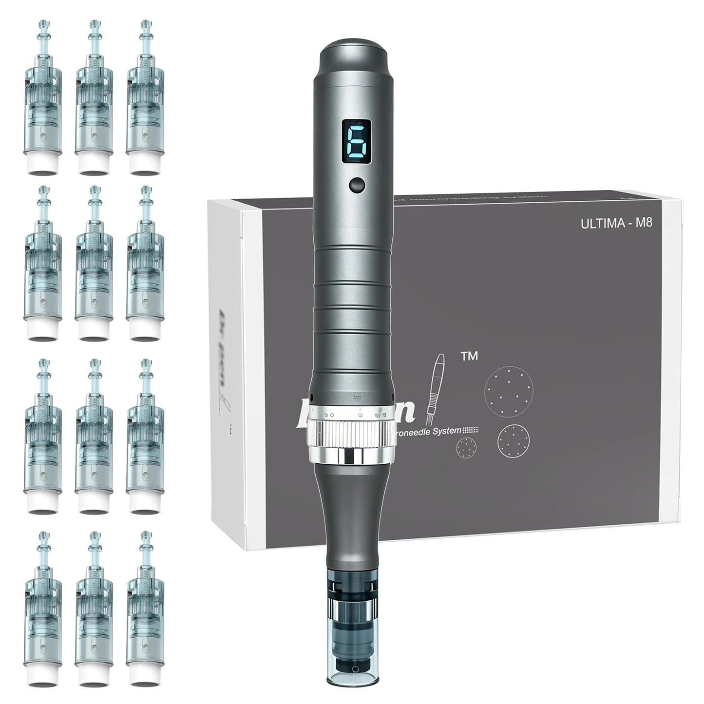 Dr.Pen M8 Micro Needling Dermapen Kit With 12 Pins 0.25mm