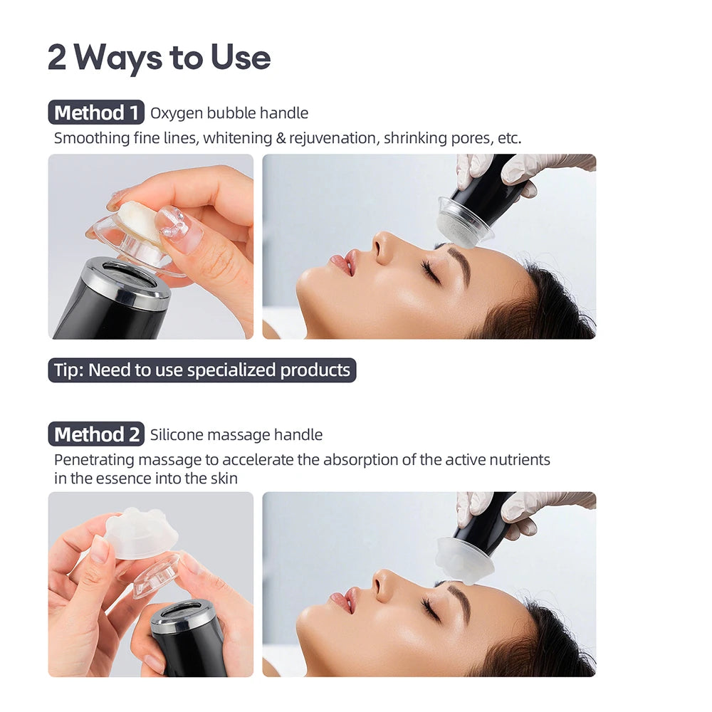 Foreverlily CO2 Oxygen Bubble Pen 5 Gear Beauty Tool Cleansing