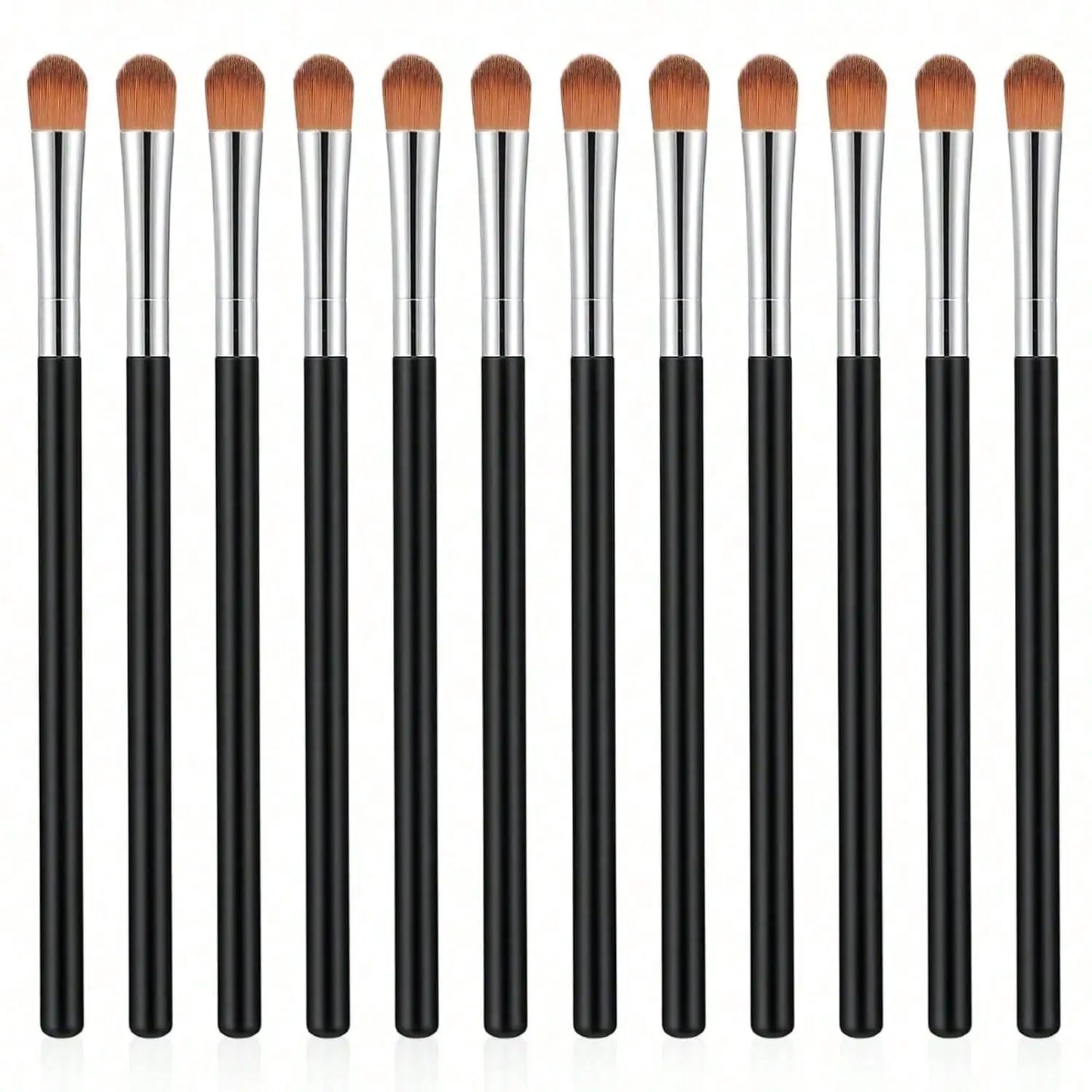 3 Pack Professional Eye Makeup Tools Flat Concealer Brush And Blending Brush Set