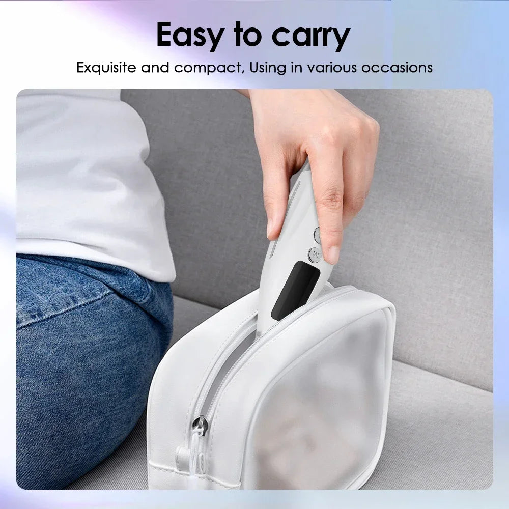 Portable LED Light Therapy Face Neck Massager Three Adjustable Speeds