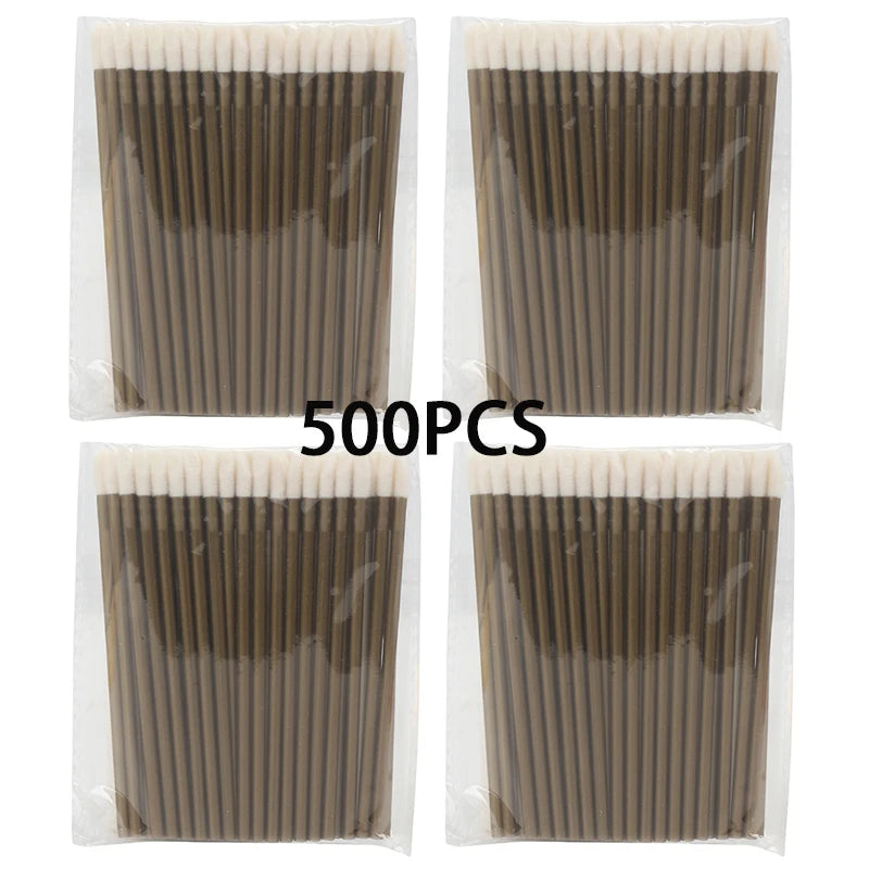 Disposable Lip Eyelash Eyebrow Brush Set 500 Pieces
