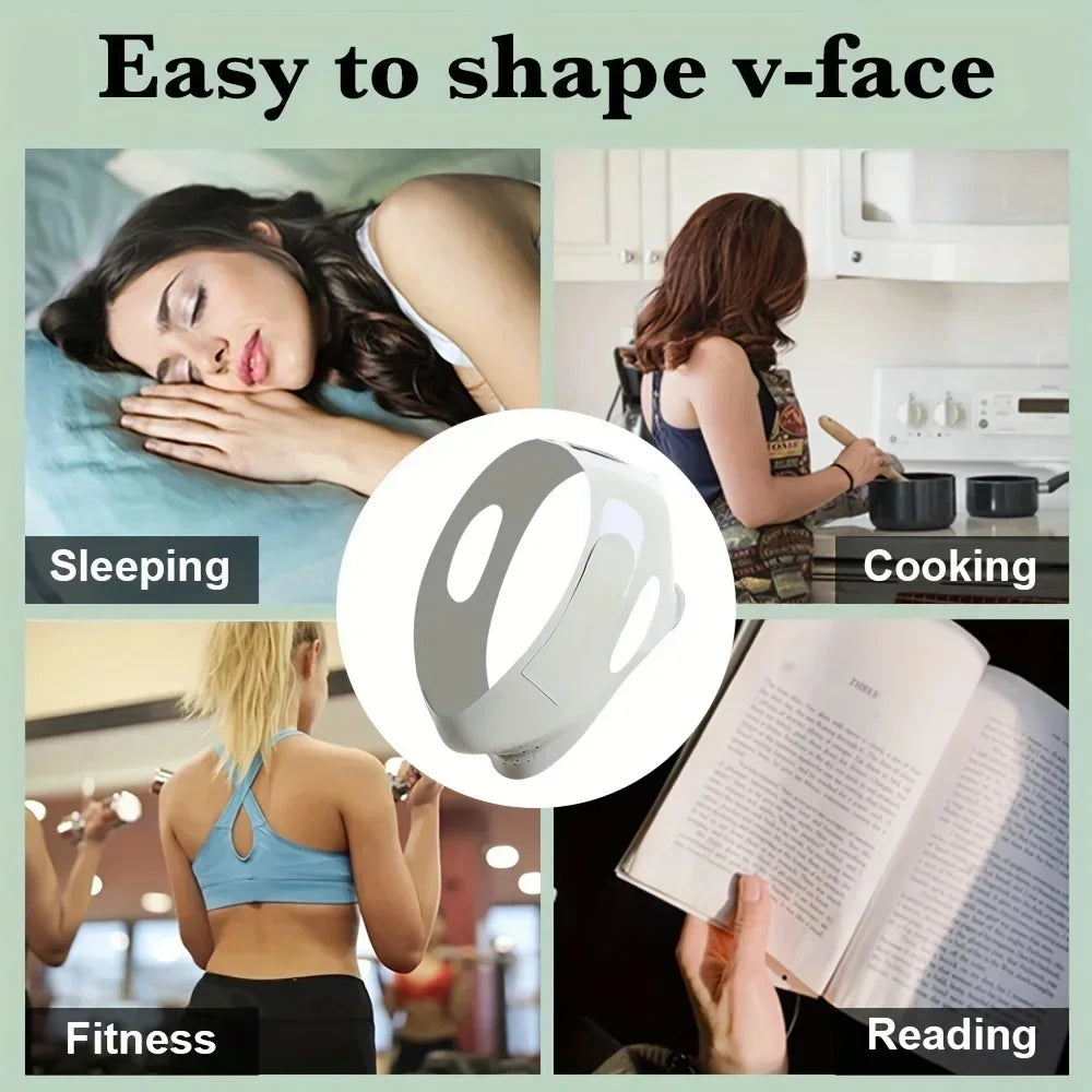 V Shape Face Lift Band Breathable Double Chin Reducer