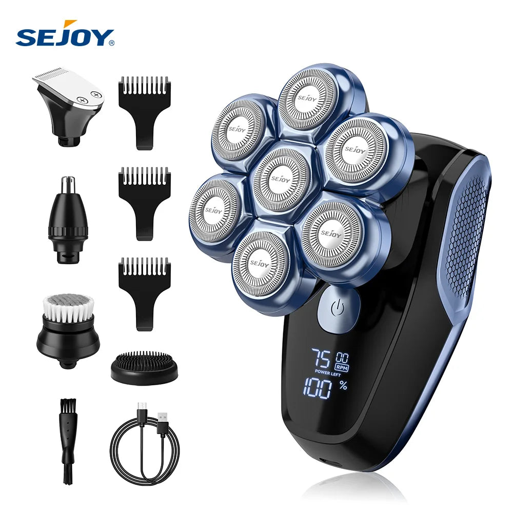 Sejoy 6 In 1 7D Shaver Electric Razor Grooming Kit