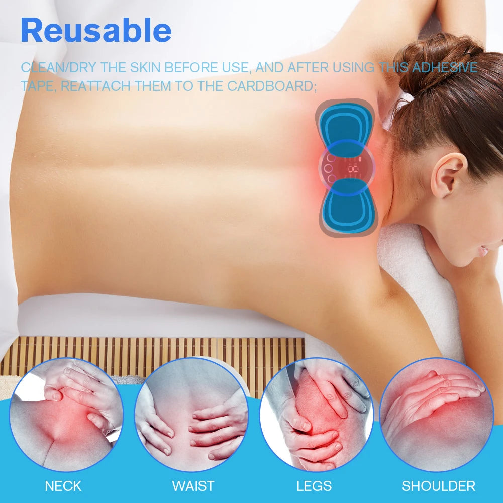 Massager Pads Replacement Silicone Gel Abdominal Muscle Patch Reusable EMS