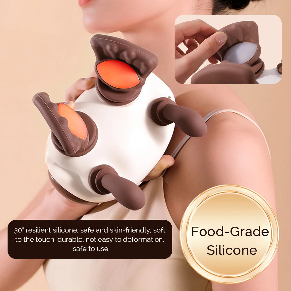 Foreverlily Bionic Pressure Neck Massager With Back And Shoulders
