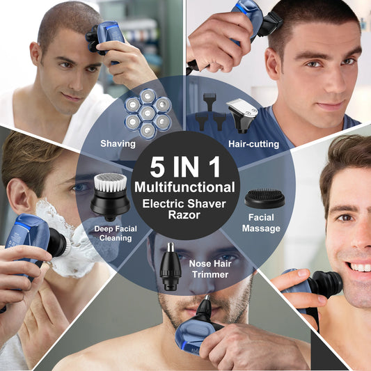 Sejoy 6 In 1 7D Shaver Electric Razor Grooming Kit