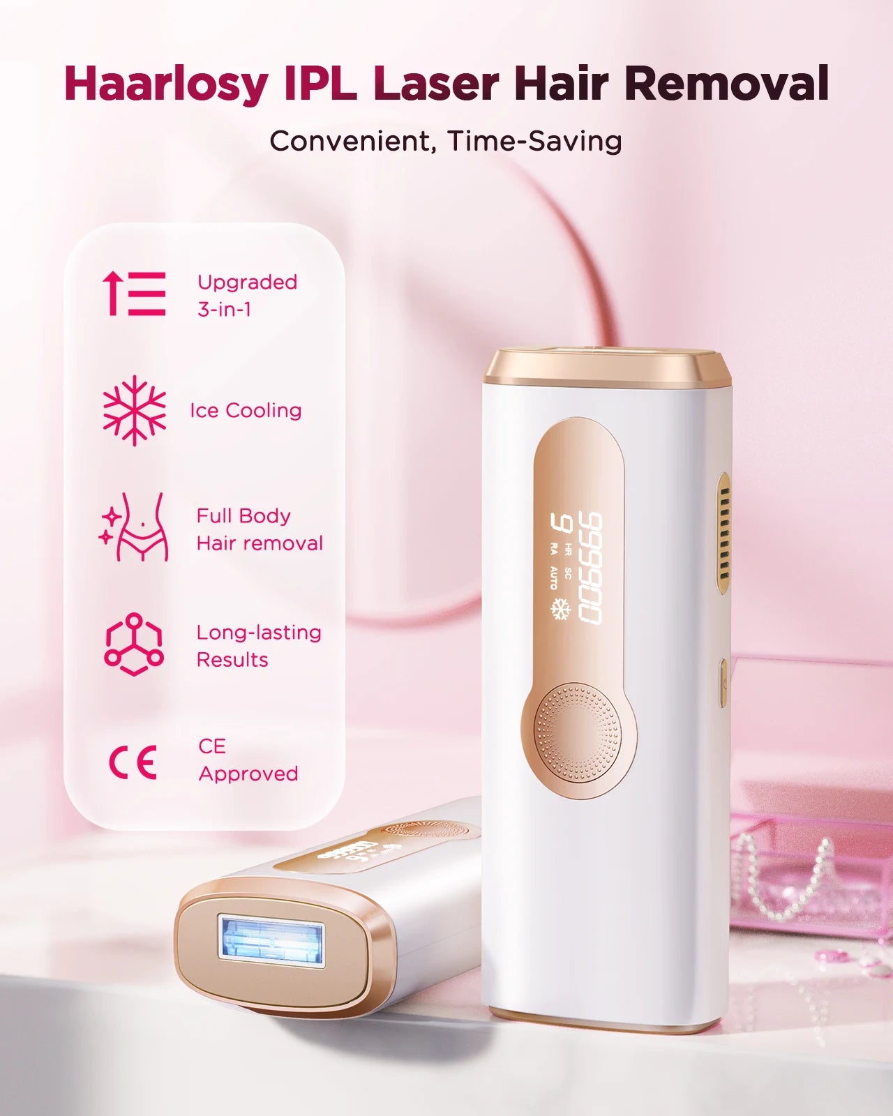 Totmizby IPL Laser Epilator Hair Removal Body Bikini Face