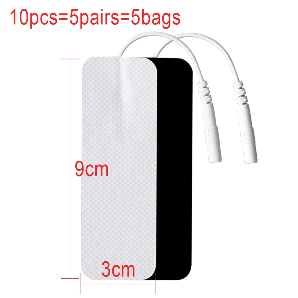 SANPKON Tens Muscle EMS Electrodes Patches for Body Therapy