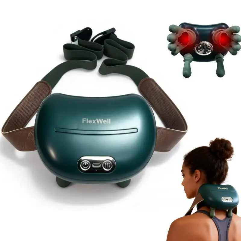 Shoulder And Neck Massager With Heat Therapy Kneading Massage