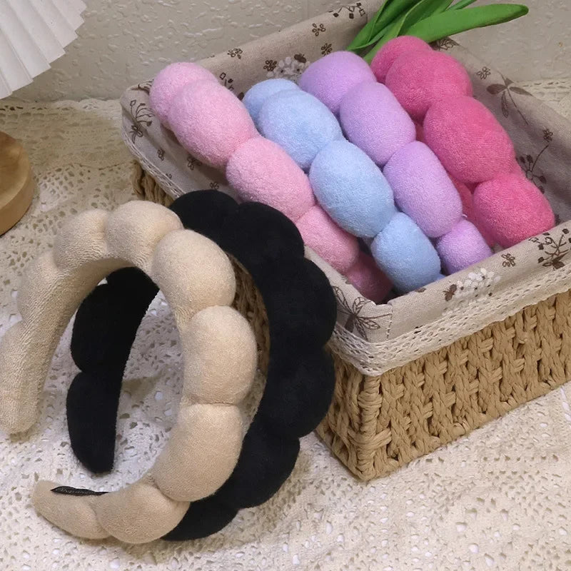 Sponge Headband Hair Accessory for Face Washing and Makeup Removal