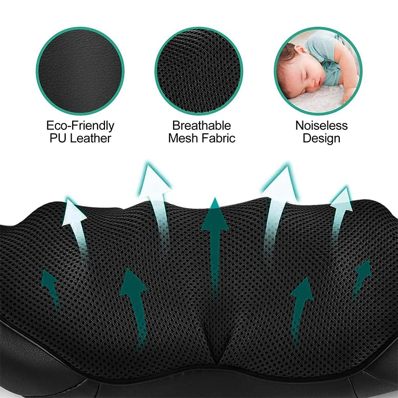 Medcursor Shiatsu Neck And Shoulder Massager With Heated Deep Kneading