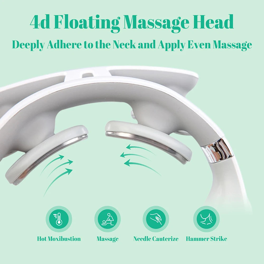 Cervical Massager 16 Modes USB Smart Pulse Heating Neck Massager