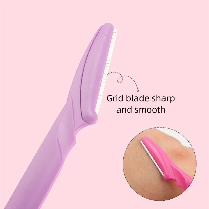 3 Piece Eyebrow Trimmer Set Safe Razor for Eyebrow Shaping