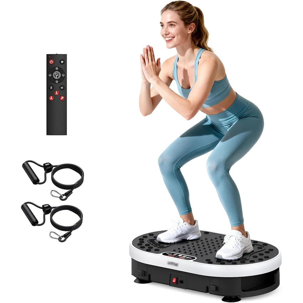 HTM Vibration Exercise Plate With Remote Control 120 Speed Levels
