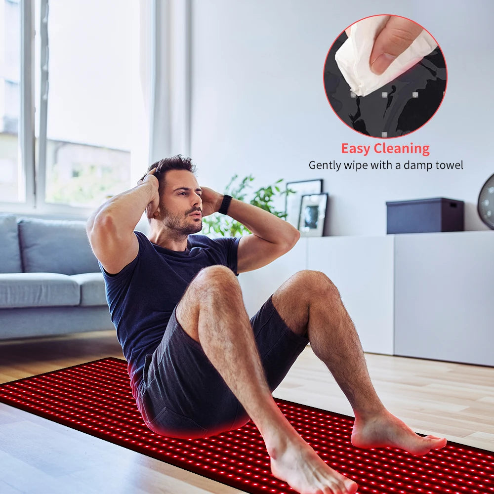 Red Light Therapy Mat Full Body LED Blanket 660nm 850nm