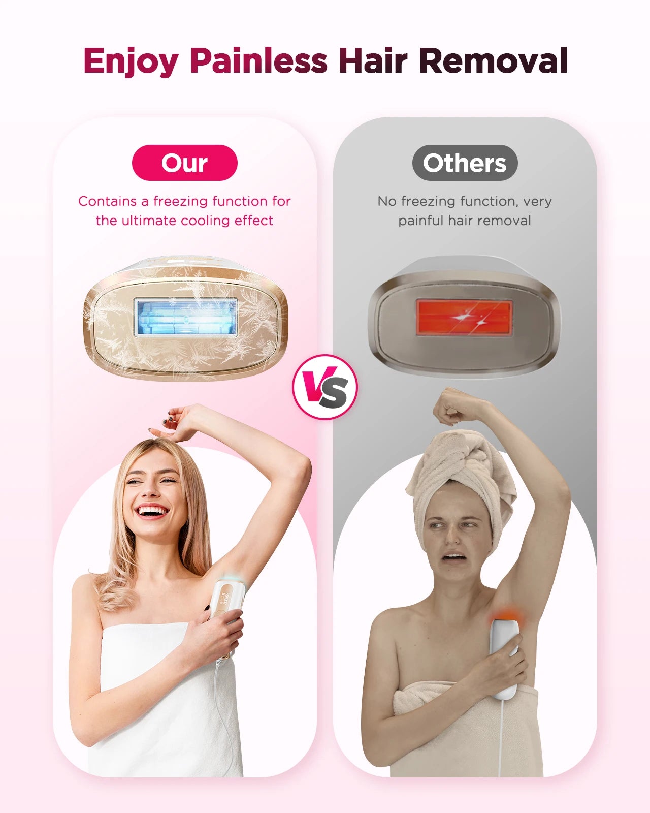 Totmizby IPL Laser Epilator Hair Removal Body Bikini Face