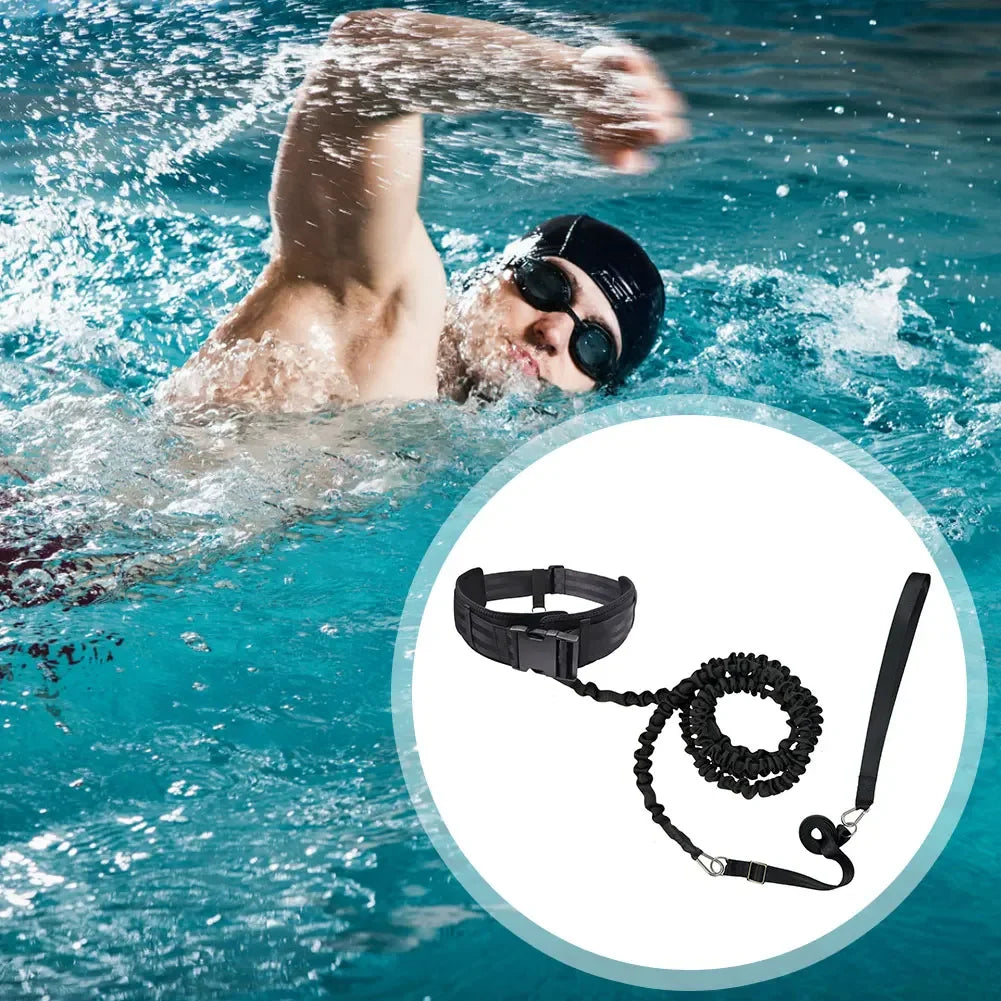 APWIKOGER Swimming Training Belt for Pool Resistance and Swim Training