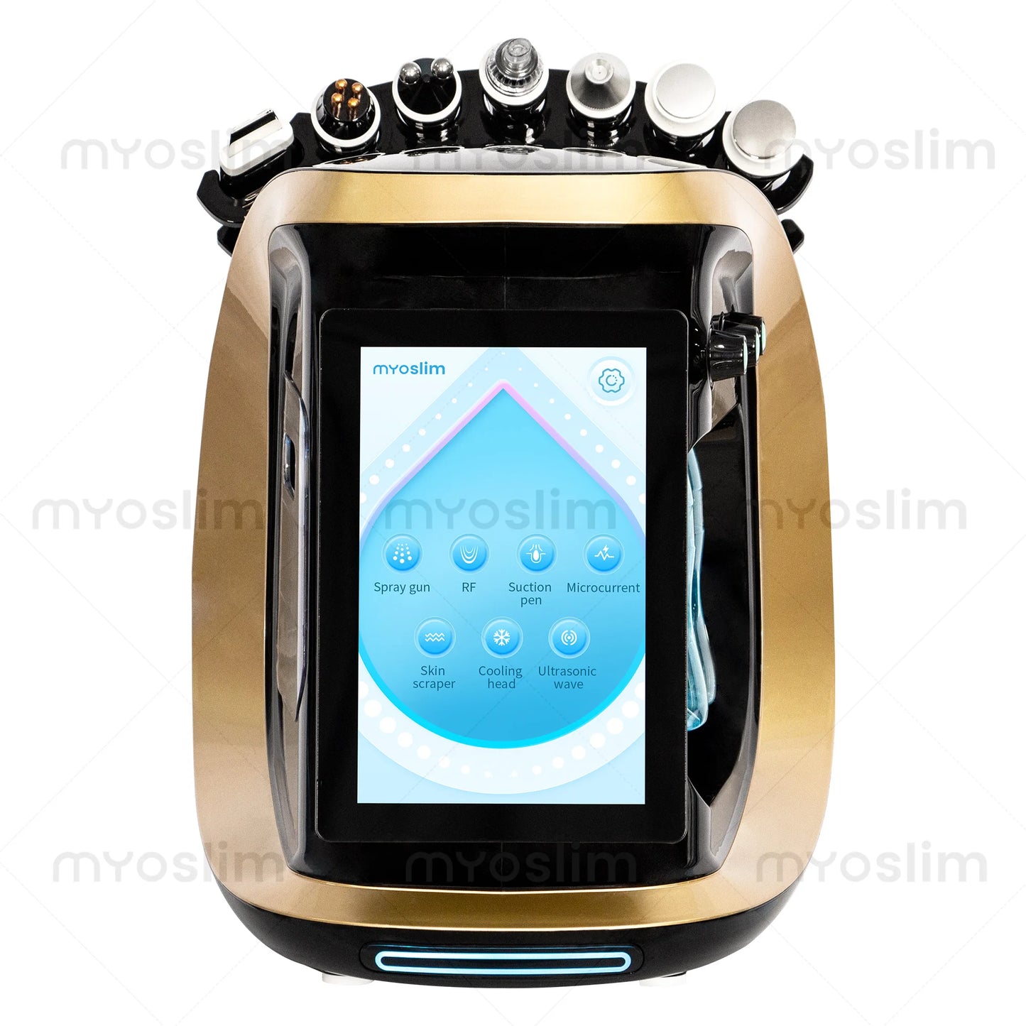 MYOSLIM 7 In 1 Hydra Oxygen Facial Dermabrasion Machine Skin Analyzer
