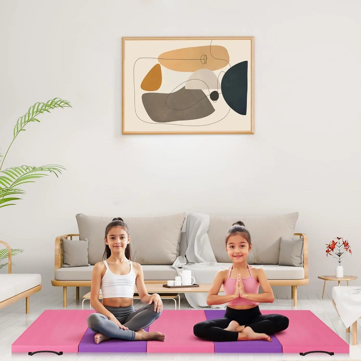 TWISTER.CK Folding Gym Mat High Density Non Slip Home Gym